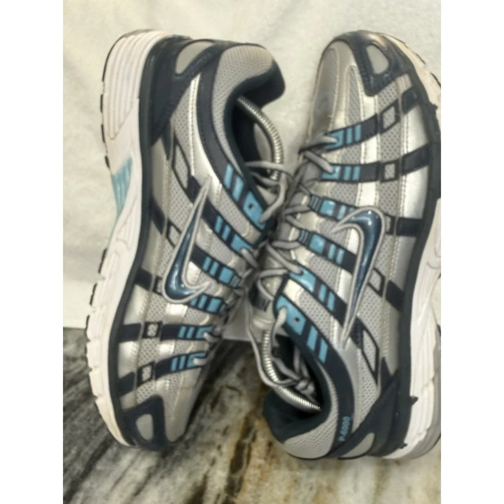 Nike P6000 Men's Running Shoes Size 10 Armory Navy/Silver